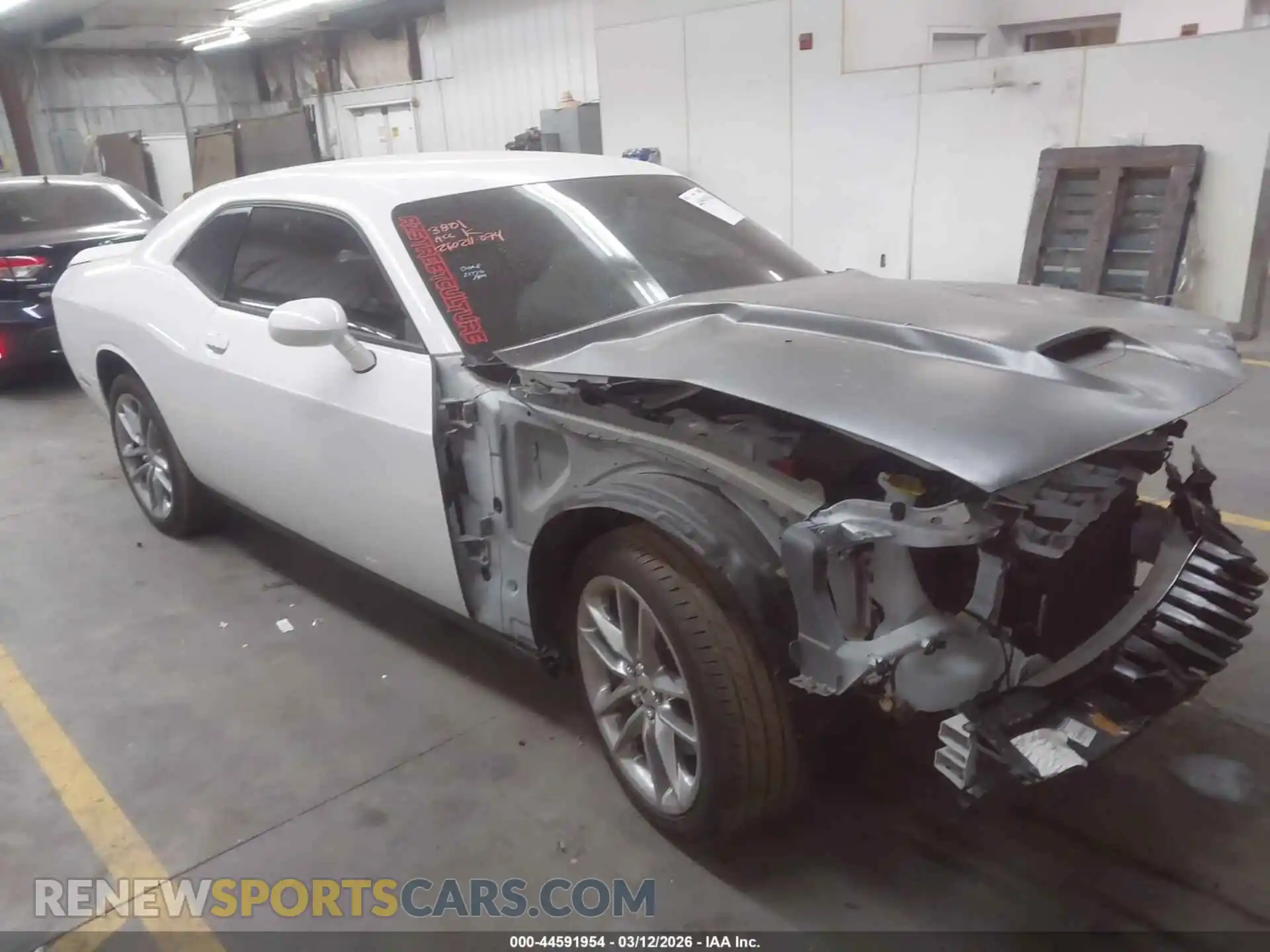 1 Photograph of a damaged car 2C33DZKG8NH223801 DODGE CHALLENGER 2022