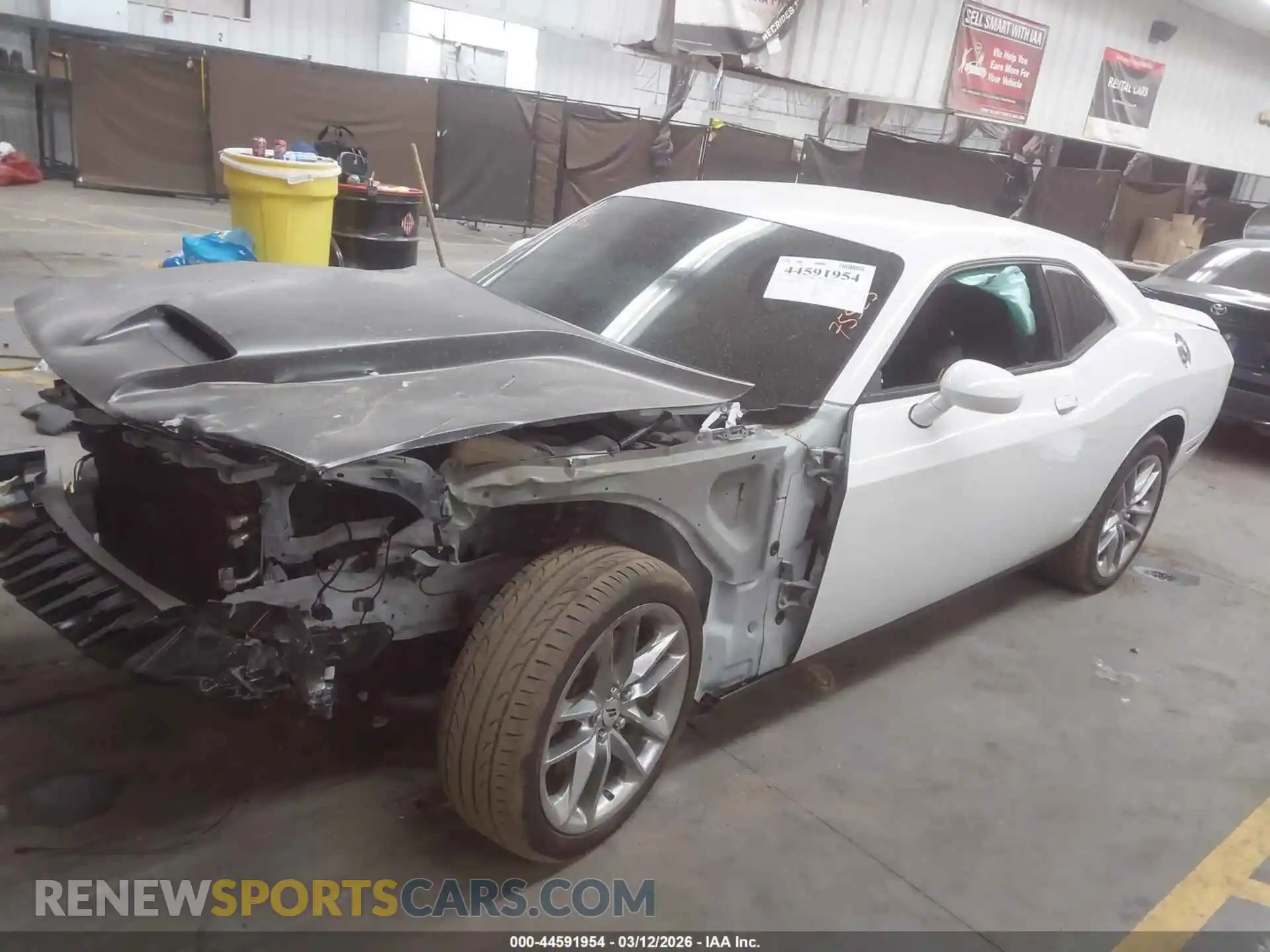 2 Photograph of a damaged car 2C33DZKG8NH223801 DODGE CHALLENGER 2022