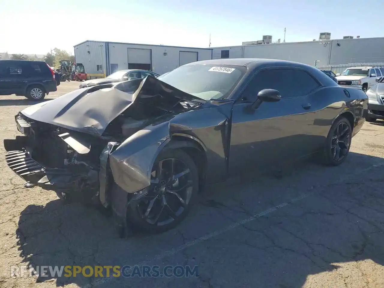 1 Photograph of a damaged car 2C3CDZAG0NH132166 DODGE CHALLENGER 2022