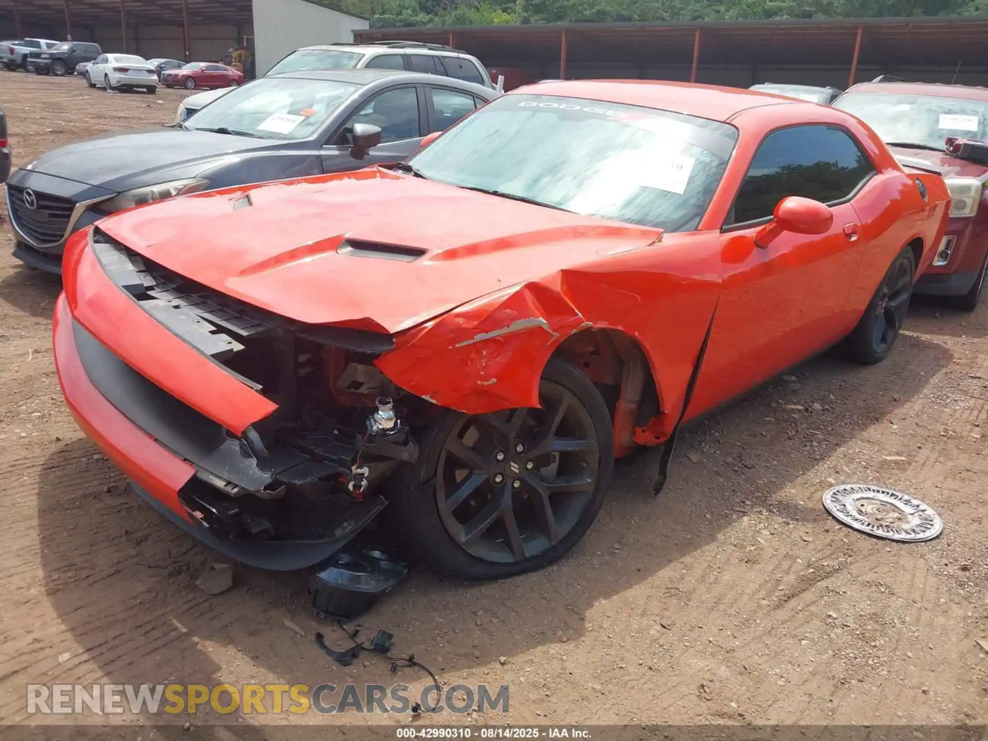 2 fotografías del automóvil dañado 2C3CDZAG0NH151915 DODGE CHALLENGER 2022