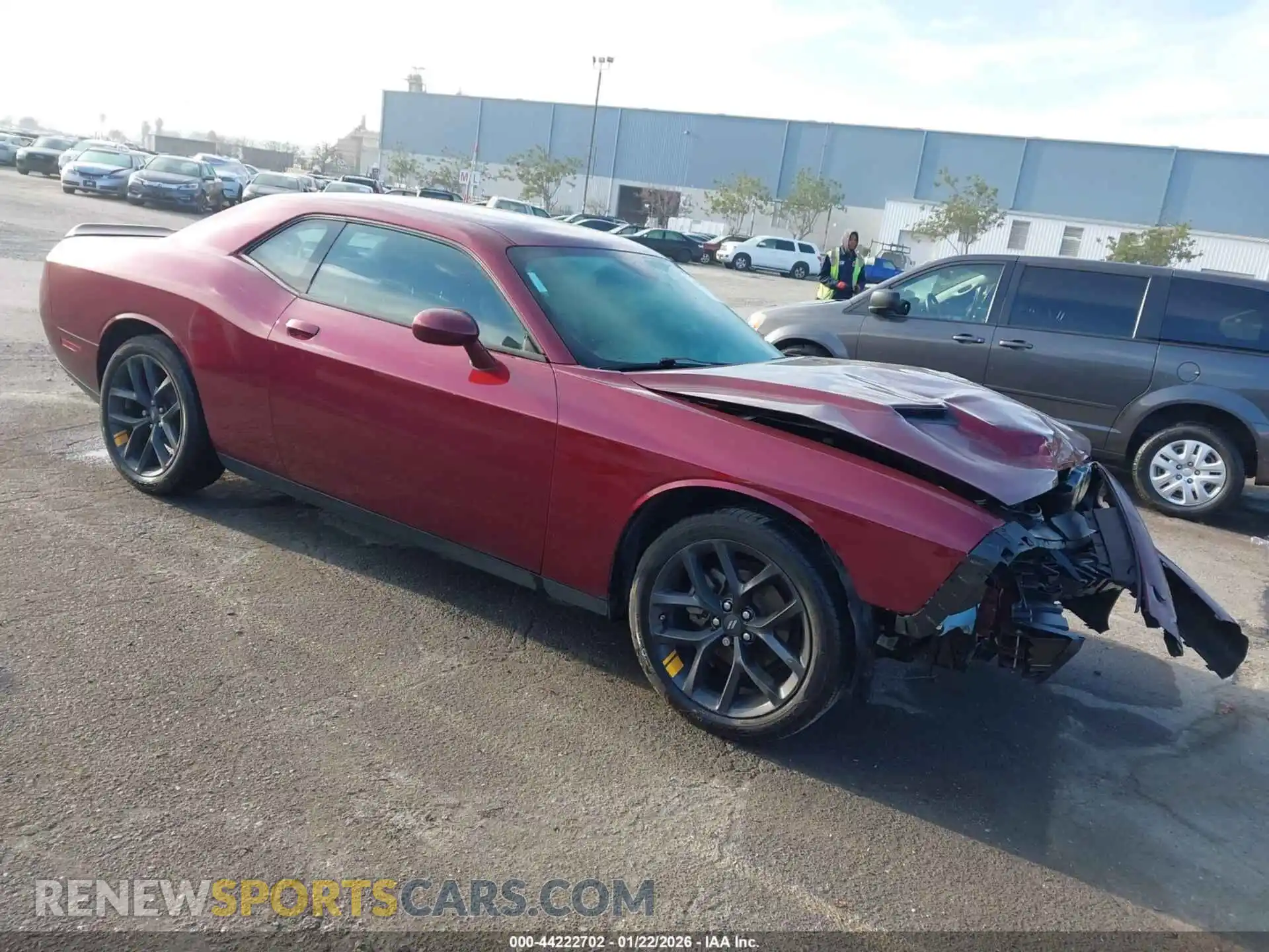1 Photograph of a damaged car 2C3CDZAG0NH179133 DODGE CHALLENGER 2022