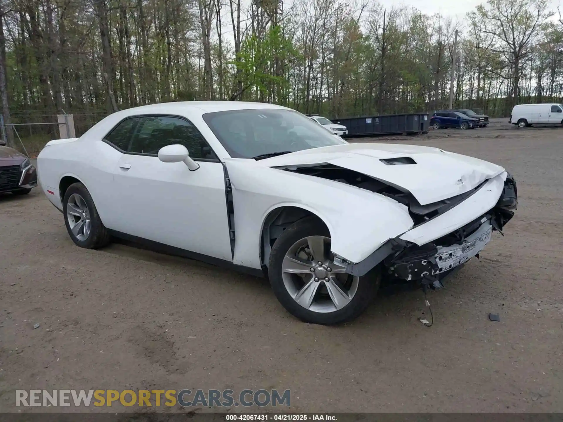 1 Photograph of a damaged car 2C3CDZAG0NH256874 DODGE CHALLENGER 2022