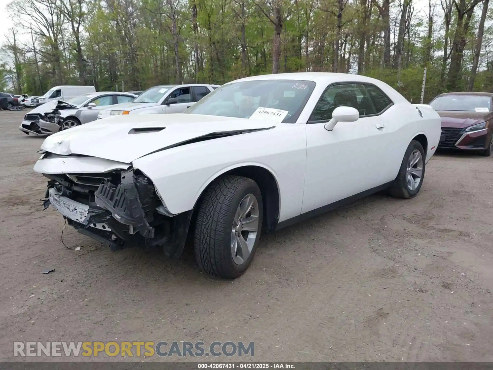 2 Photograph of a damaged car 2C3CDZAG0NH256874 DODGE CHALLENGER 2022