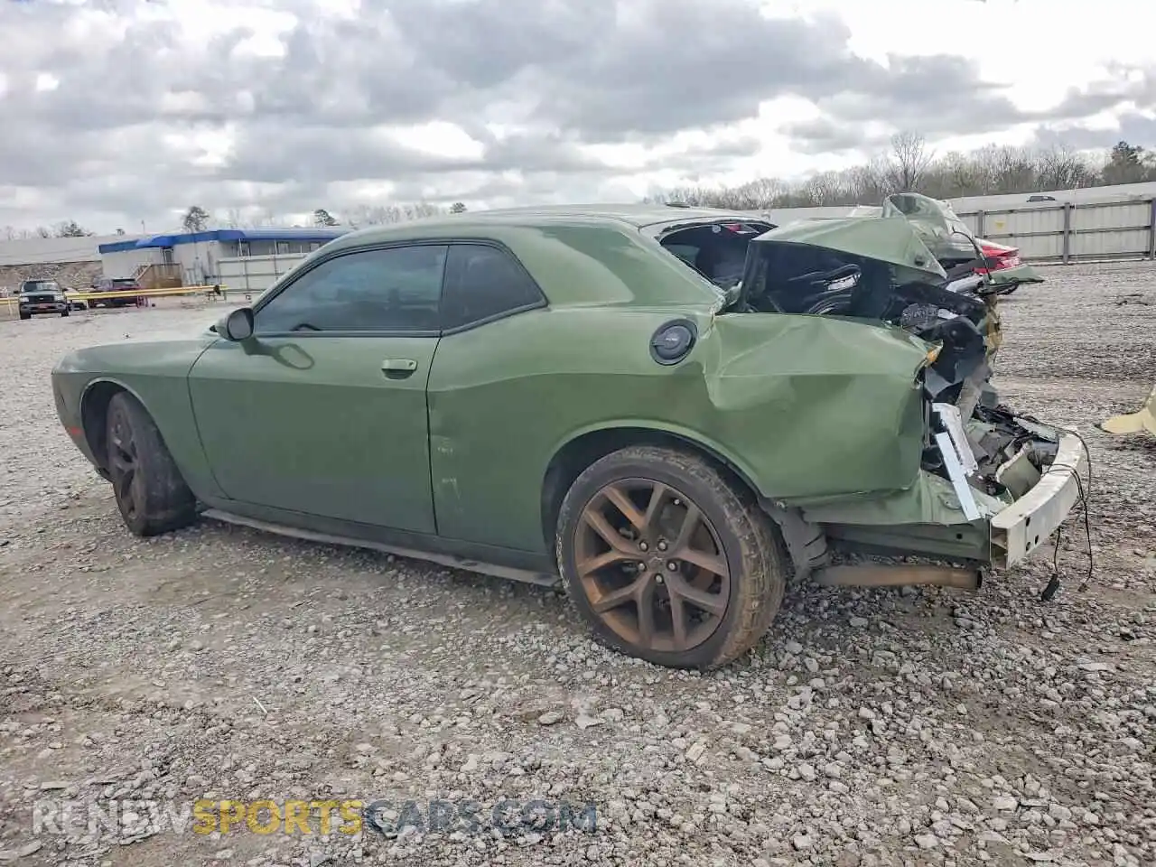 2 Photograph of a damaged car 2C3CDZAG1NH151812 DODGE CHALLENGER 2022