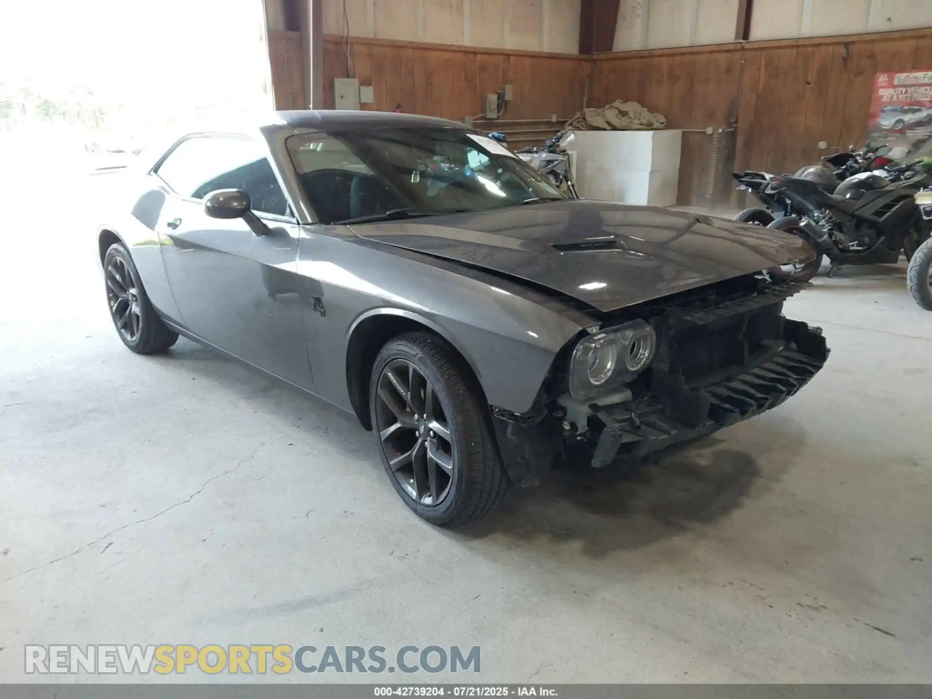 1 Photograph of a damaged car 2C3CDZAG2NH103350 DODGE CHALLENGER 2022