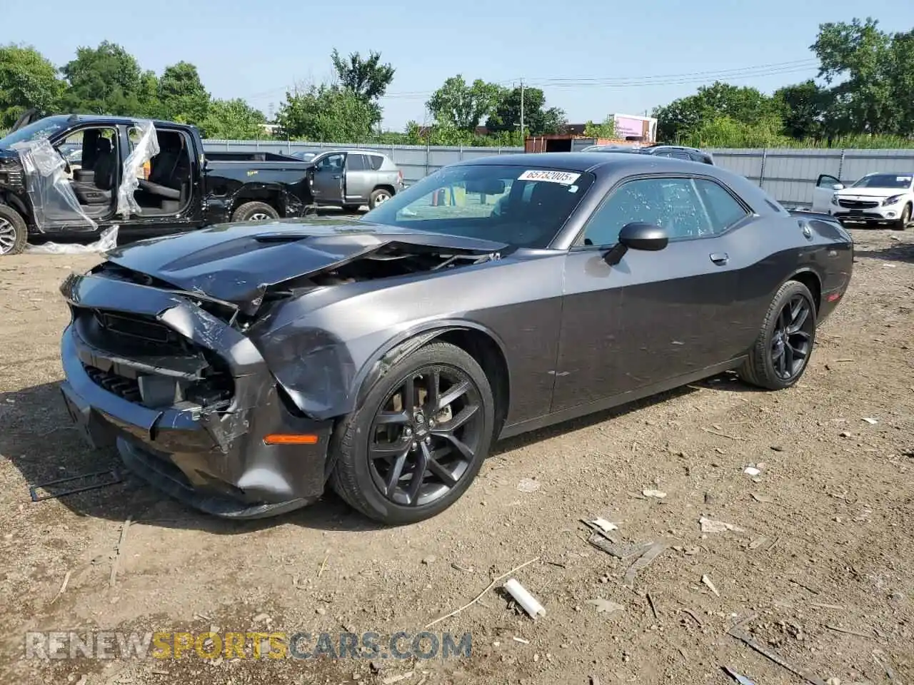 1 Photograph of a damaged car 2C3CDZAG2NH179117 DODGE CHALLENGER 2022