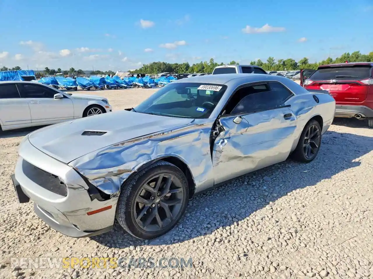 1 Photograph of a damaged car 2C3CDZAG2NH182079 DODGE CHALLENGER 2022