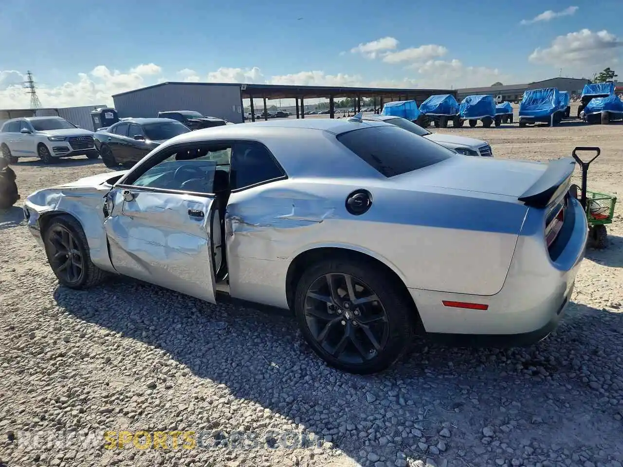 2 Photograph of a damaged car 2C3CDZAG2NH182079 DODGE CHALLENGER 2022