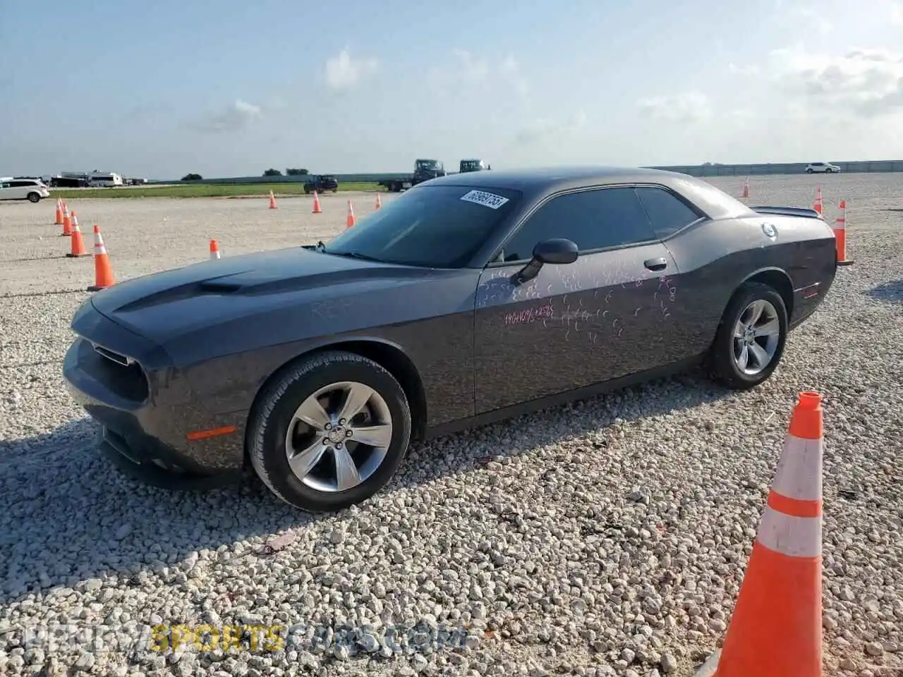 1 Photograph of a damaged car 2C3CDZAG2NH265530 DODGE CHALLENGER 2022