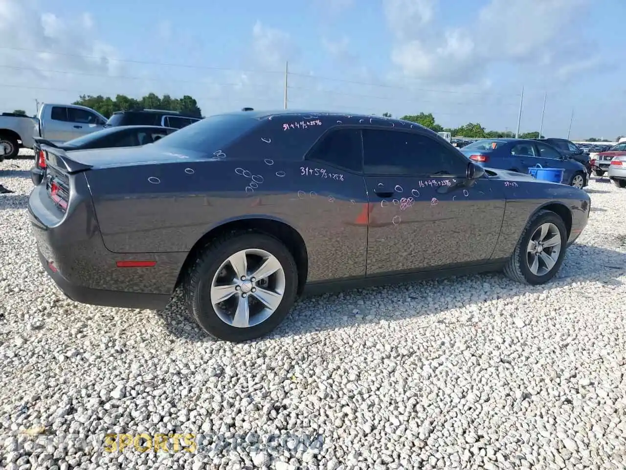 3 Photograph of a damaged car 2C3CDZAG2NH265530 DODGE CHALLENGER 2022