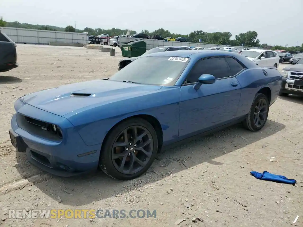 1 Photograph of a damaged car 2C3CDZAG2NH265995 DODGE CHALLENGER 2022