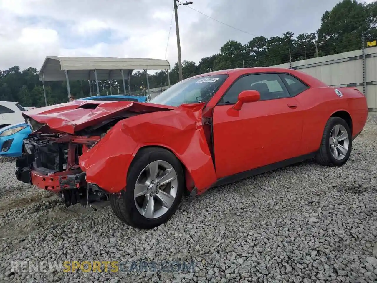 1 Photograph of a damaged car 2C3CDZAG3NH249563 DODGE CHALLENGER 2022