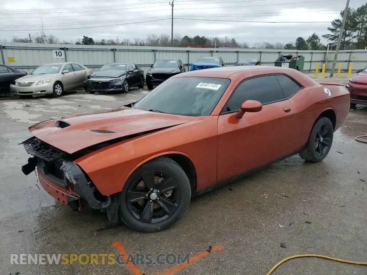 1 Photograph of a damaged car 2C3CDZAG4NH151416 DODGE CHALLENGER 2022