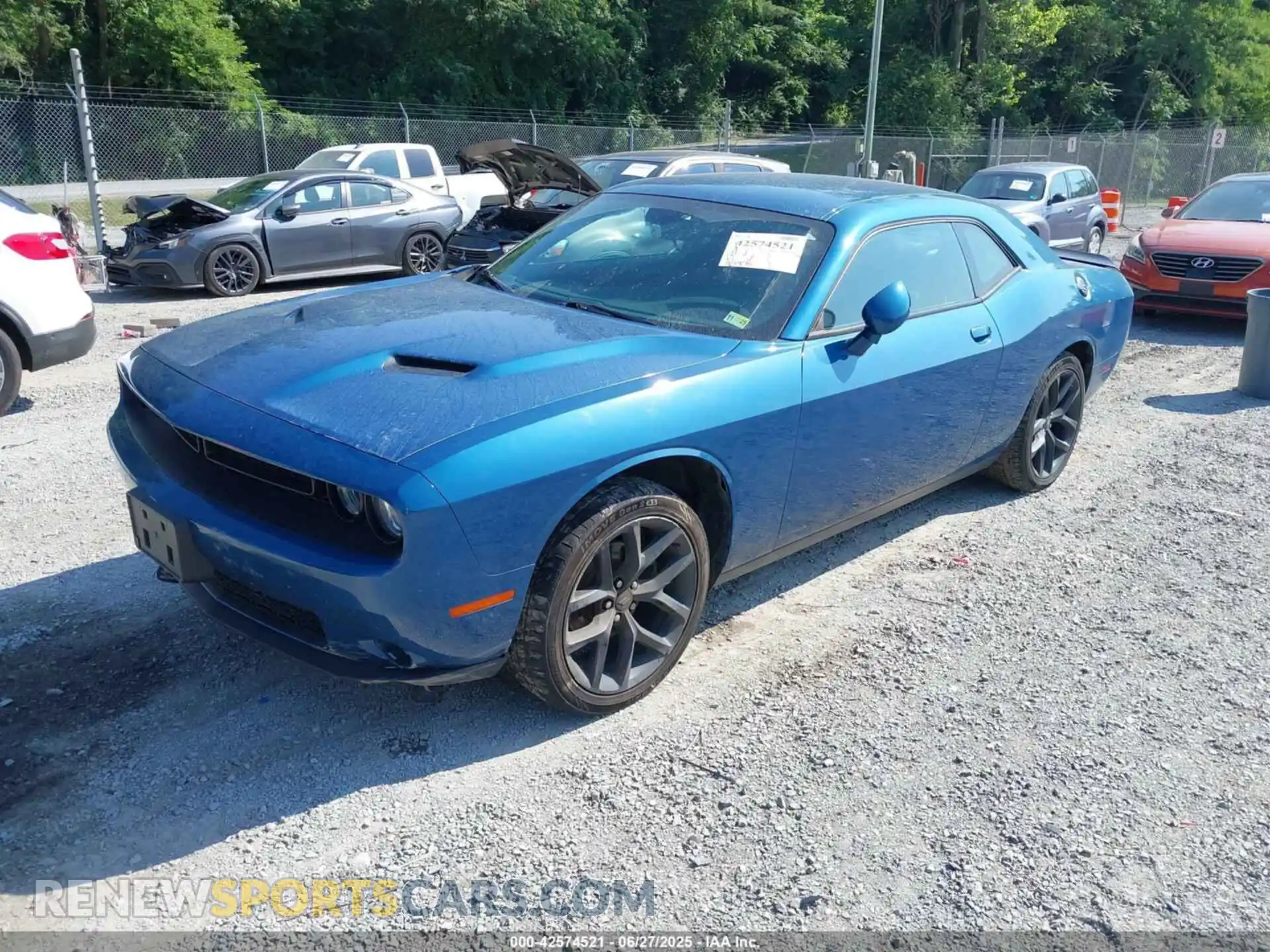 2 Photograph of a damaged car 2C3CDZAG5NH143695 DODGE CHALLENGER 2022