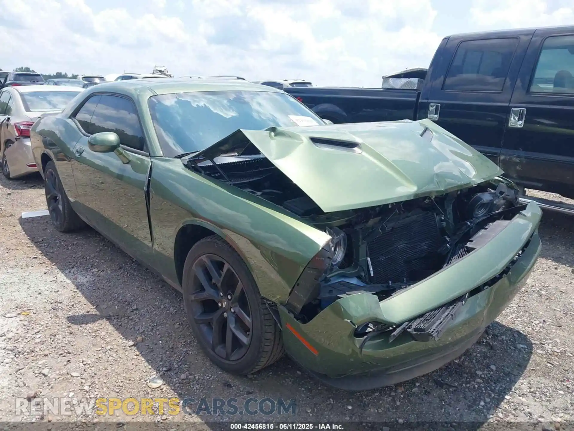 1 Photograph of a damaged car 2C3CDZAG5NH188068 DODGE CHALLENGER 2022