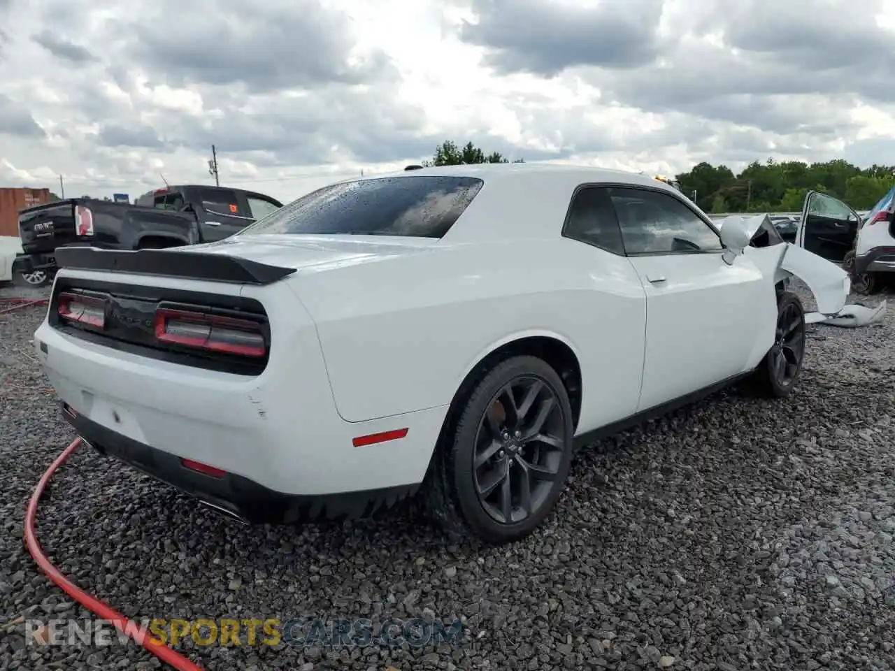 3 Photograph of a damaged car 2C3CDZAG6NH122368 DODGE CHALLENGER 2022