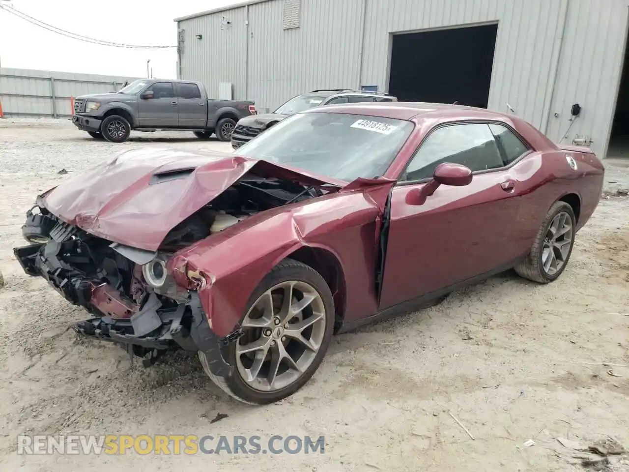 1 Photograph of a damaged car 2C3CDZAG6NH143916 DODGE CHALLENGER 2022