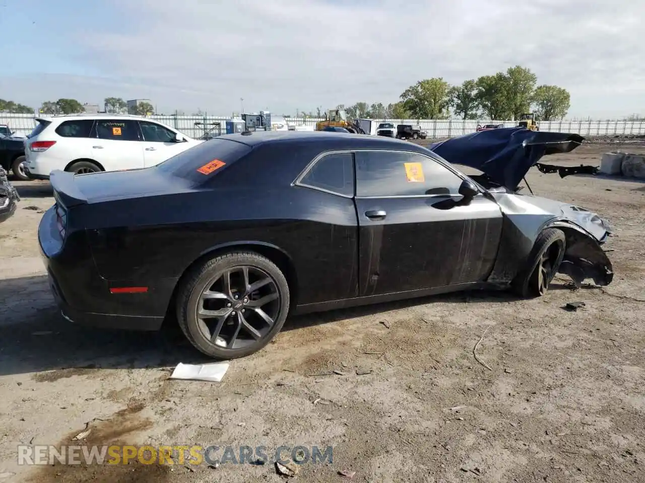 3 Photograph of a damaged car 2C3CDZAG6NH175149 DODGE CHALLENGER 2022
