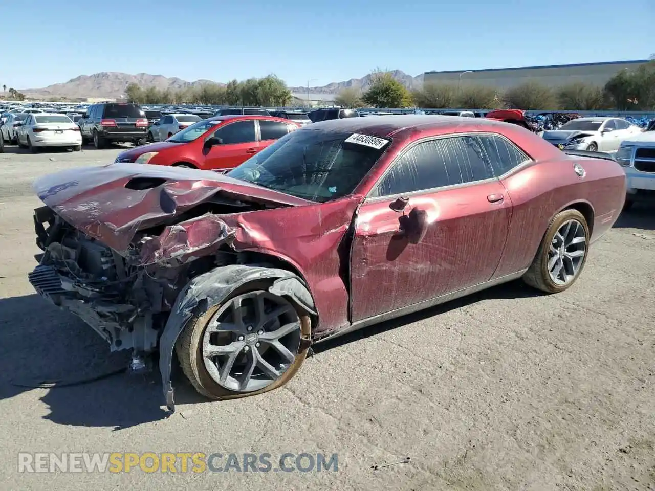 1 Photograph of a damaged car 2C3CDZAG7NH124744 DODGE CHALLENGER 2022