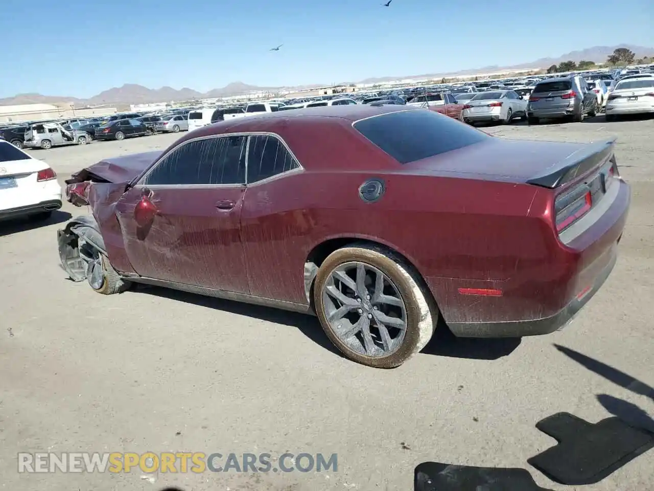2 Photograph of a damaged car 2C3CDZAG7NH124744 DODGE CHALLENGER 2022