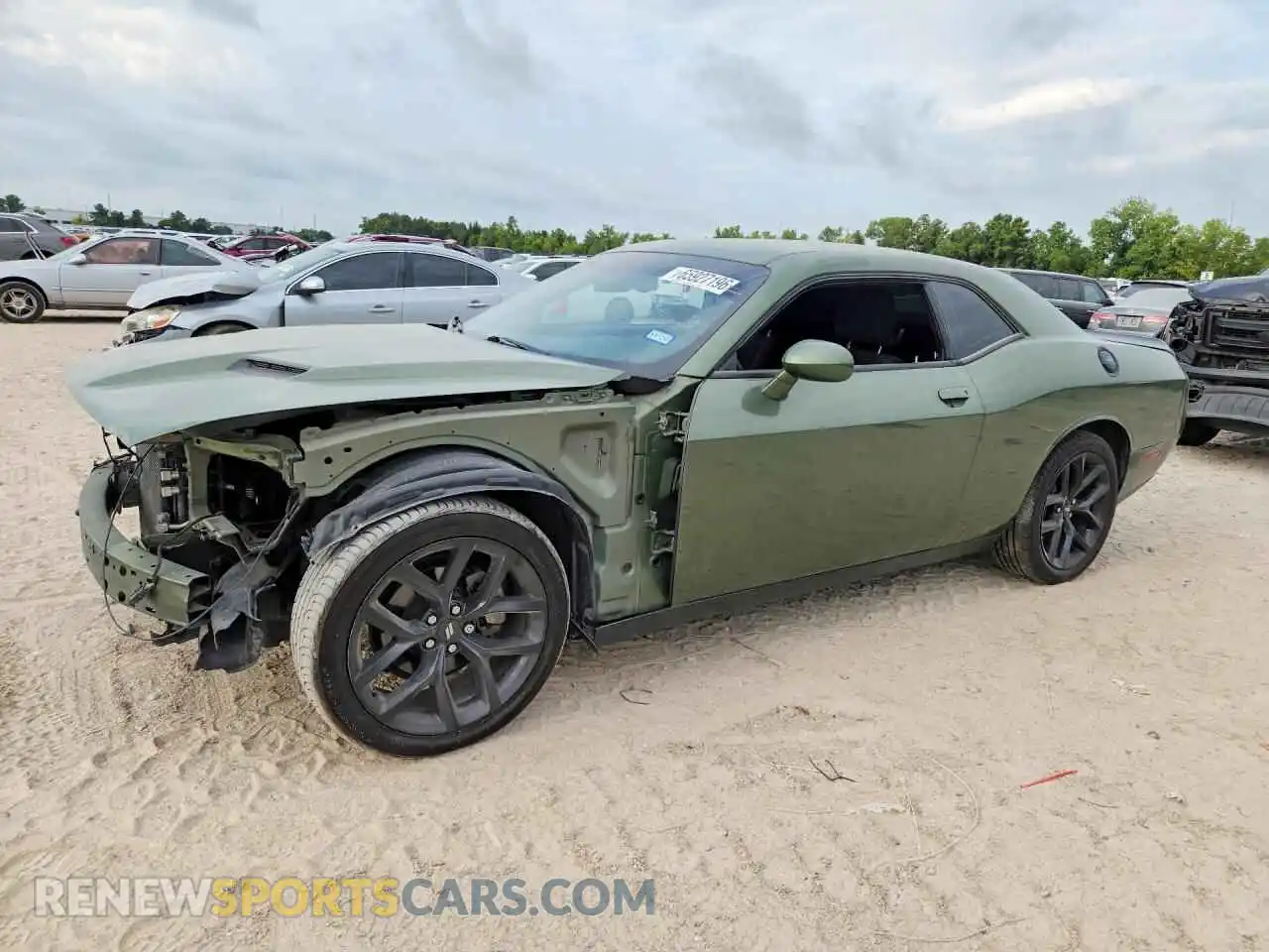 1 Photograph of a damaged car 2C3CDZAG7NH151295 DODGE CHALLENGER 2022