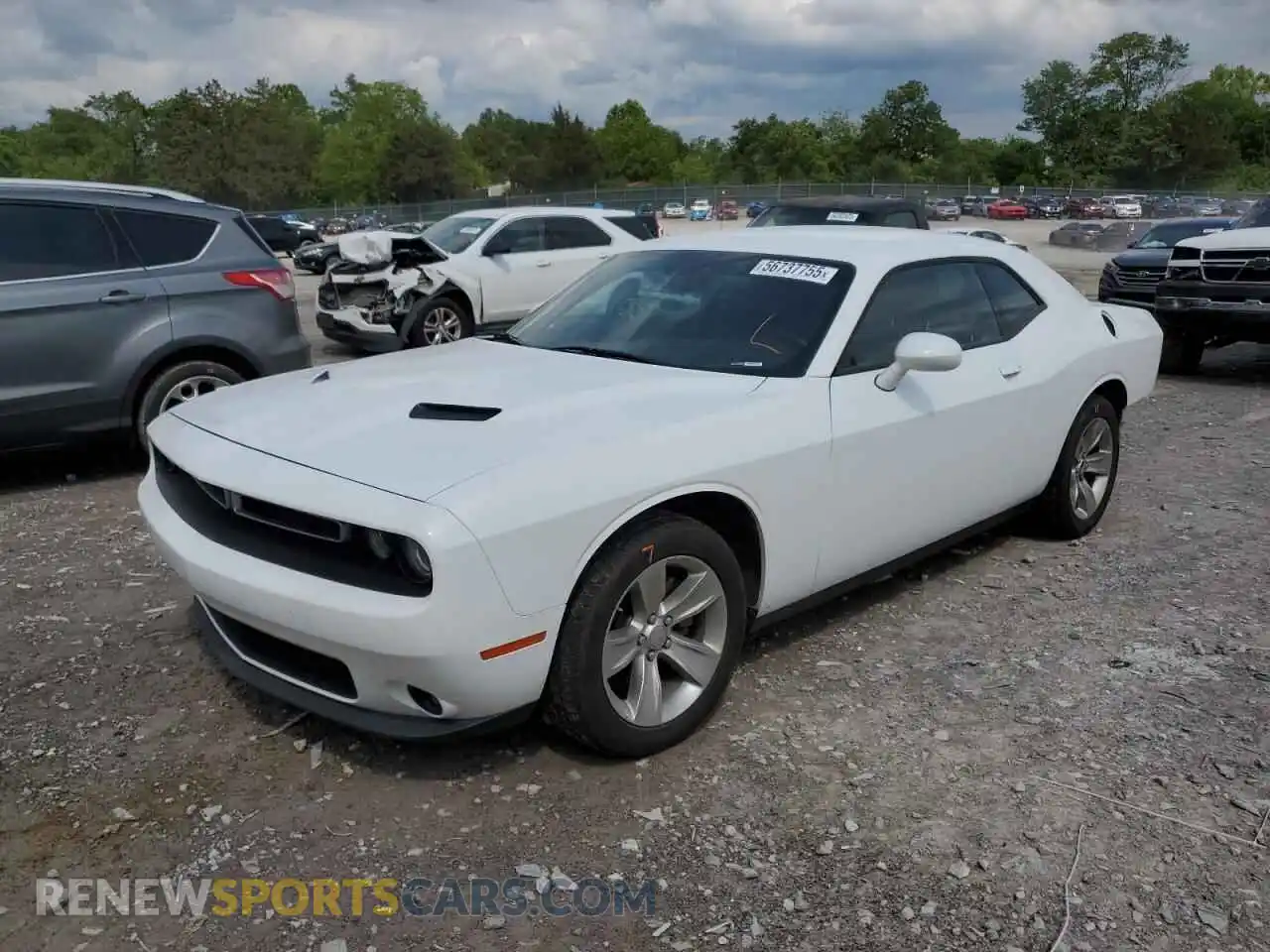 1 Photograph of a damaged car 2C3CDZAG7NH226724 DODGE CHALLENGER 2022