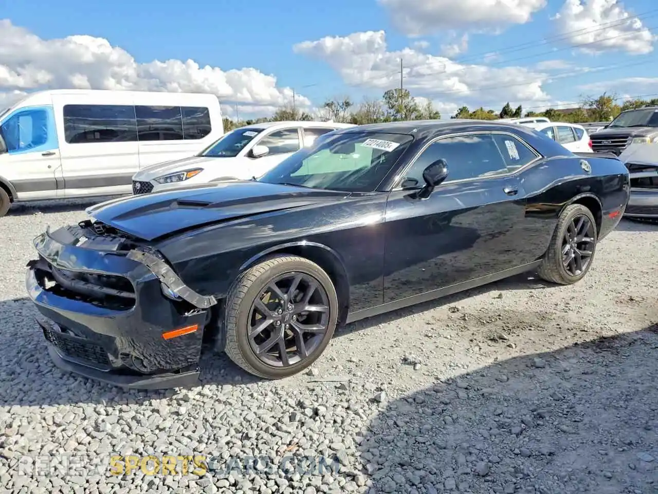 1 Photograph of a damaged car 2C3CDZAG7NH237951 DODGE CHALLENGER 2022