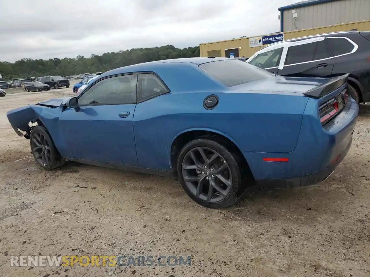 2 Photograph of a damaged car 2C3CDZAG8NH132190 DODGE CHALLENGER 2022