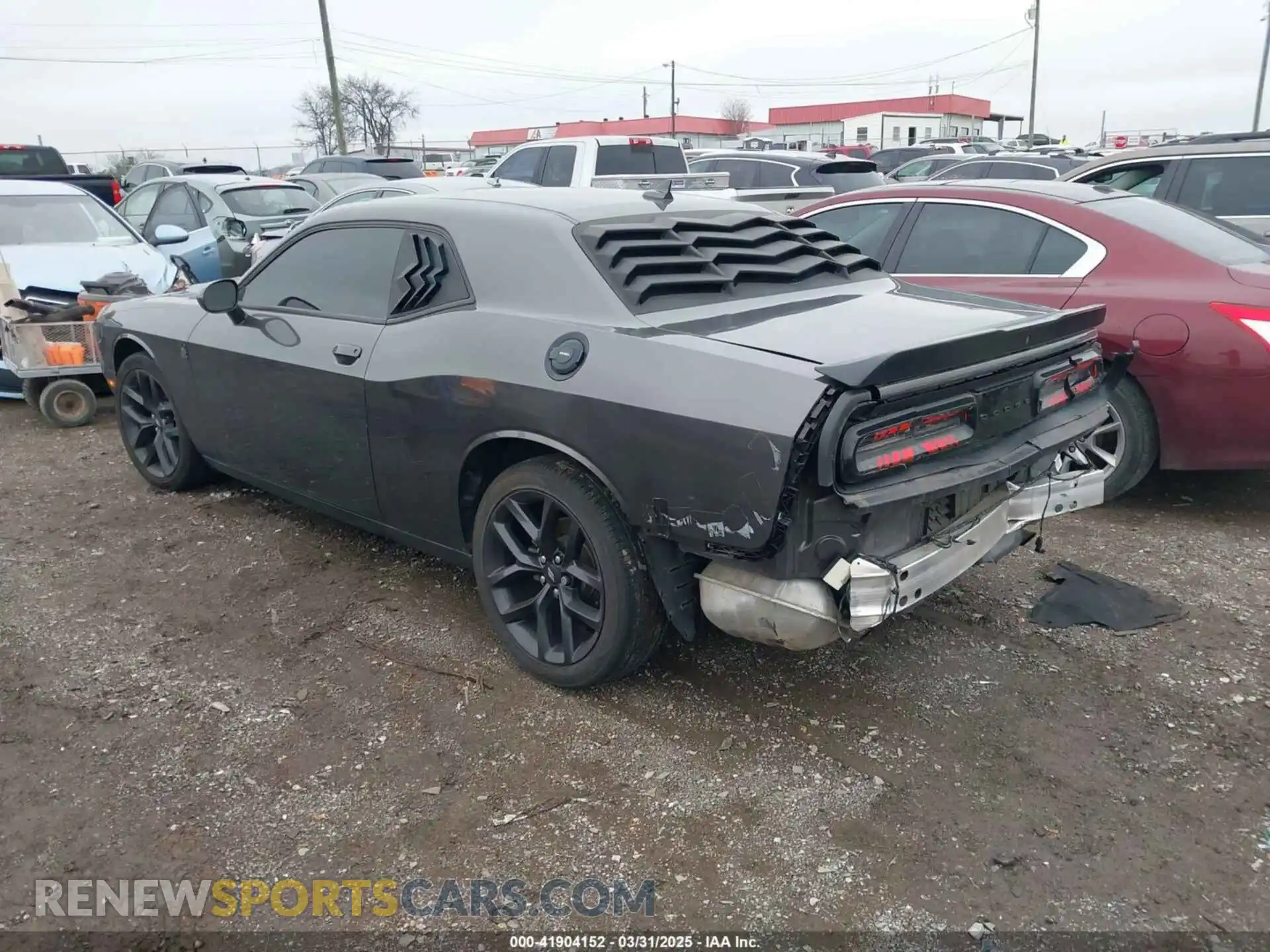 3 Photograph of a damaged car 2C3CDZAG8NH148969 DODGE CHALLENGER 2022