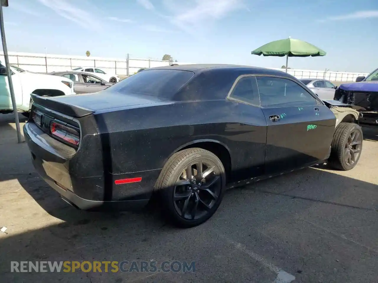 3 Photograph of a damaged car 2C3CDZAG8NH178408 DODGE CHALLENGER 2022