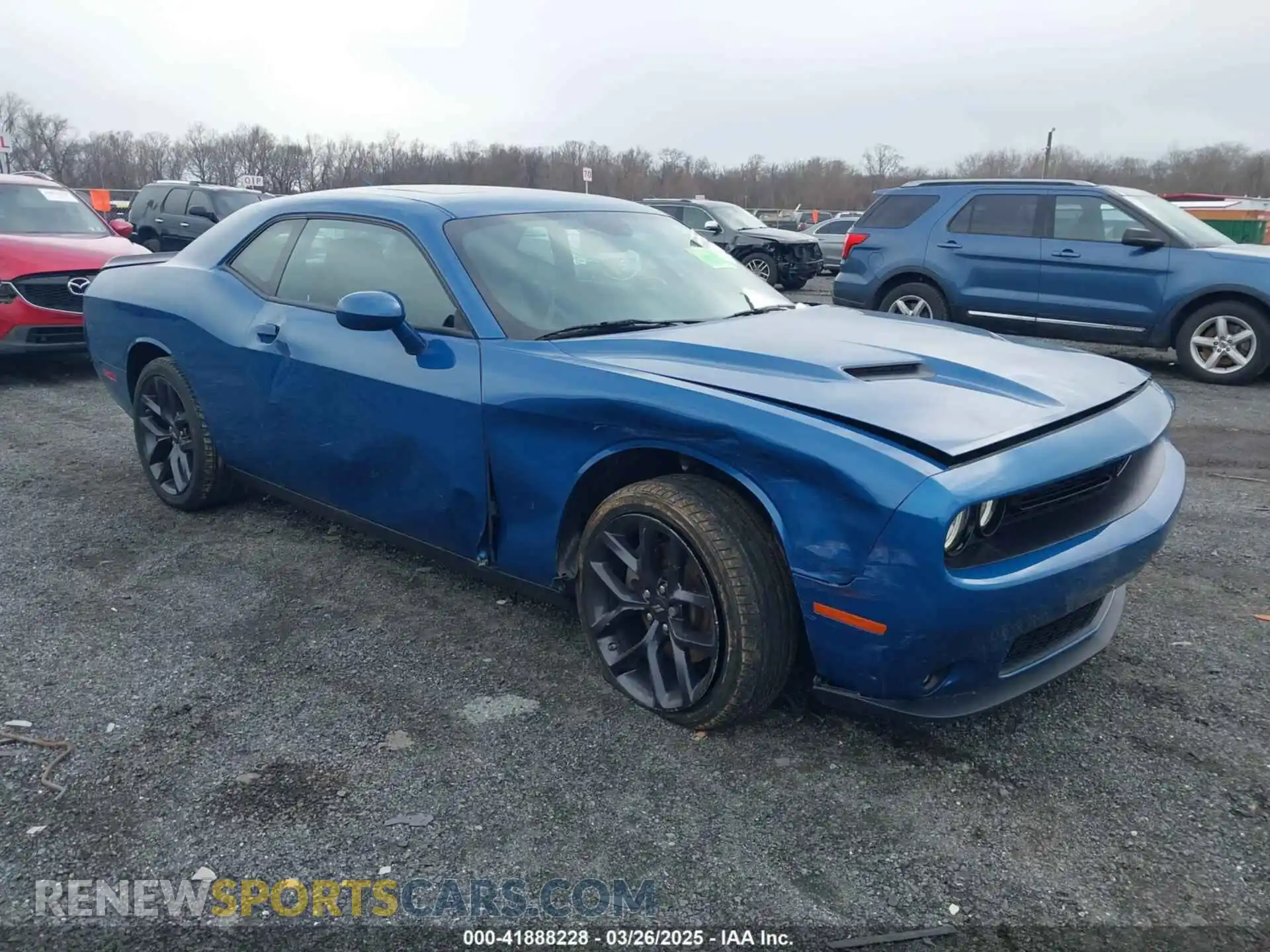 1 Photograph of a damaged car 2C3CDZAG8NH205736 DODGE CHALLENGER 2022