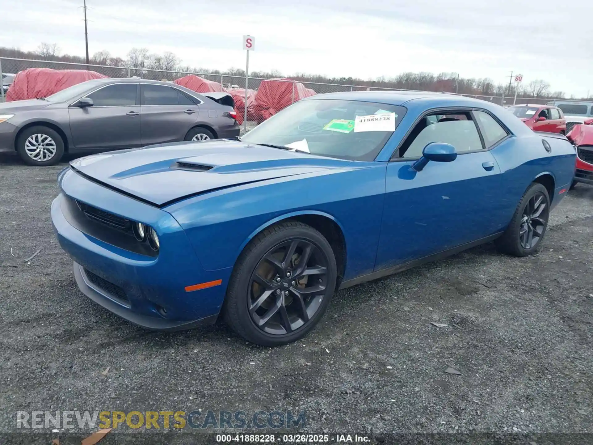 2 Photograph of a damaged car 2C3CDZAG8NH205736 DODGE CHALLENGER 2022