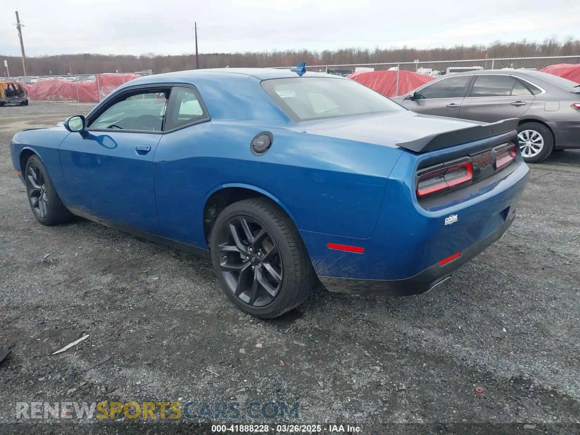 3 Photograph of a damaged car 2C3CDZAG8NH205736 DODGE CHALLENGER 2022