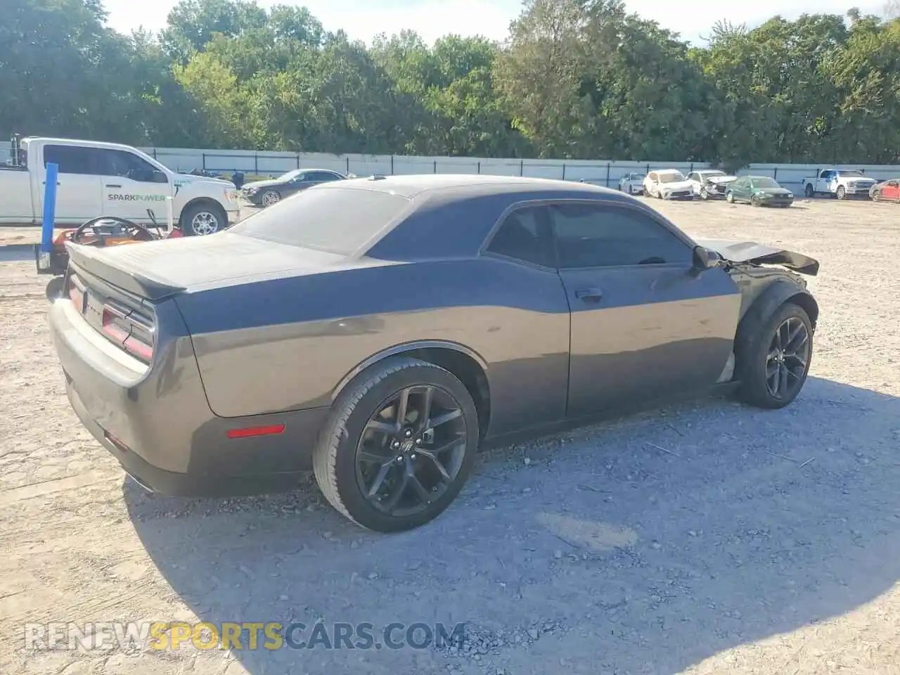 3 Photograph of a damaged car 2C3CDZAG9NH168163 DODGE CHALLENGER 2022