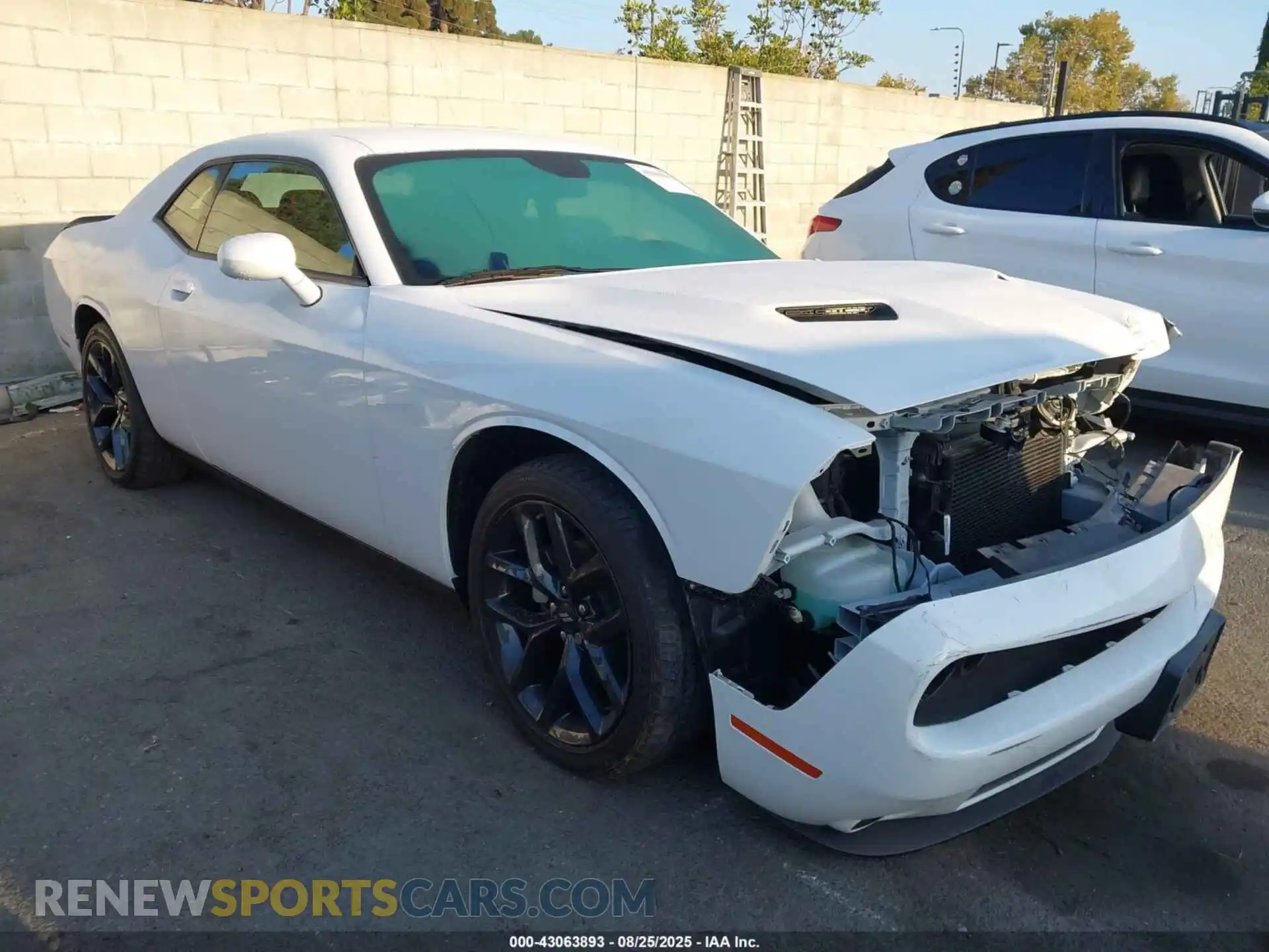 1 Photograph of a damaged car 2C3CDZAGXNH164669 DODGE CHALLENGER 2022