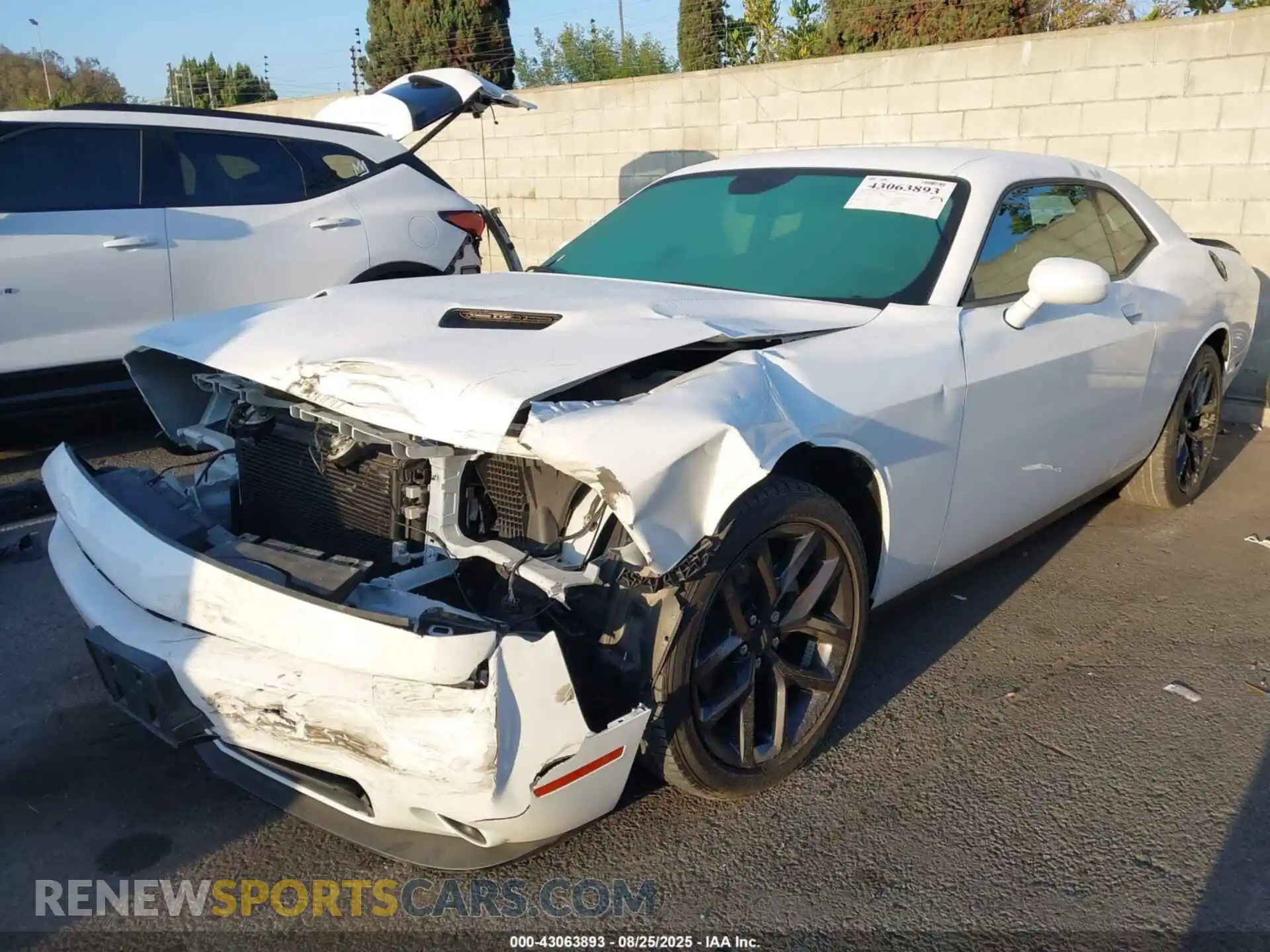 2 Photograph of a damaged car 2C3CDZAGXNH164669 DODGE CHALLENGER 2022