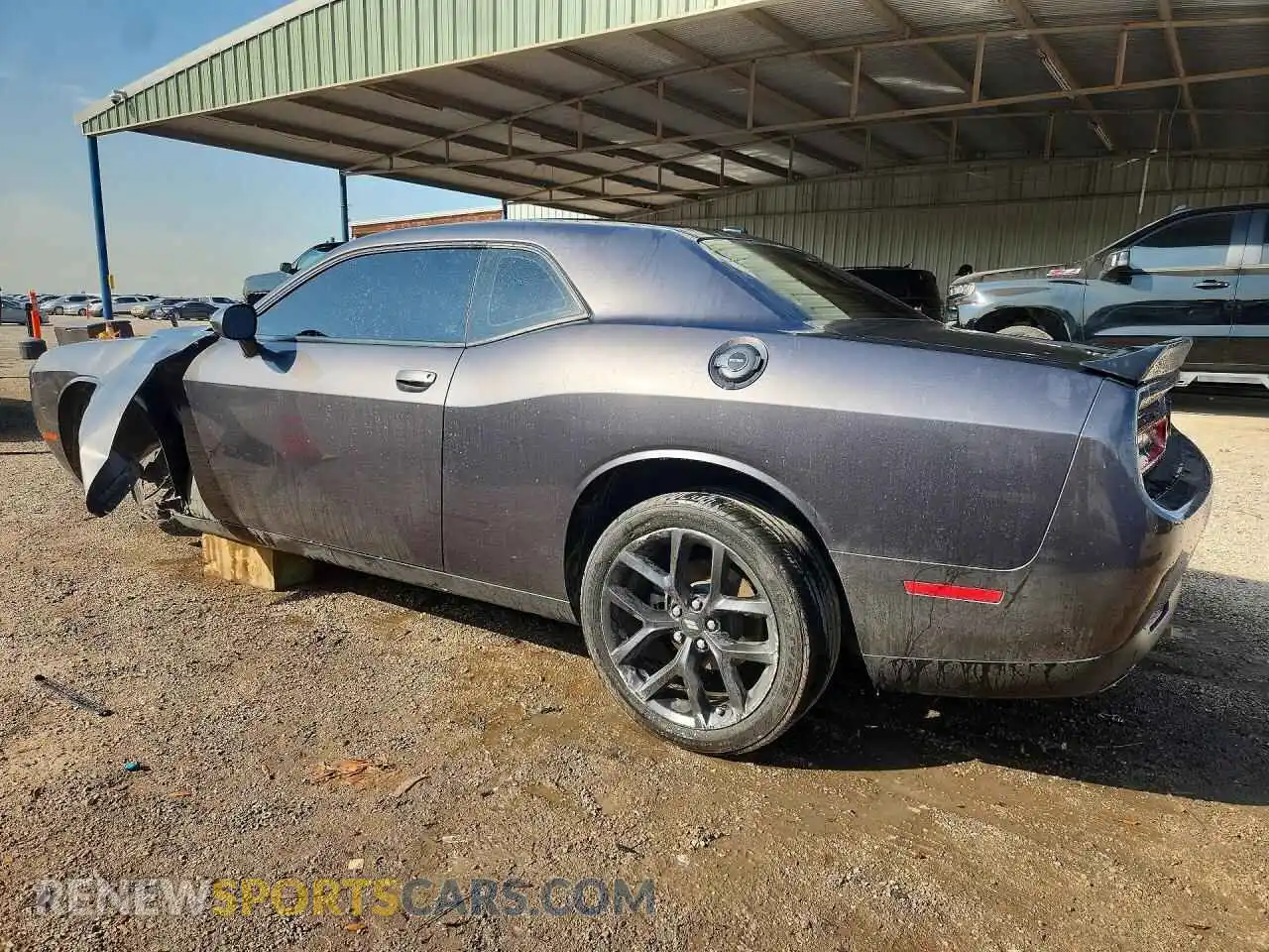 2 Photograph of a damaged car 2C3CDZAGXNH195291 DODGE CHALLENGER 2022