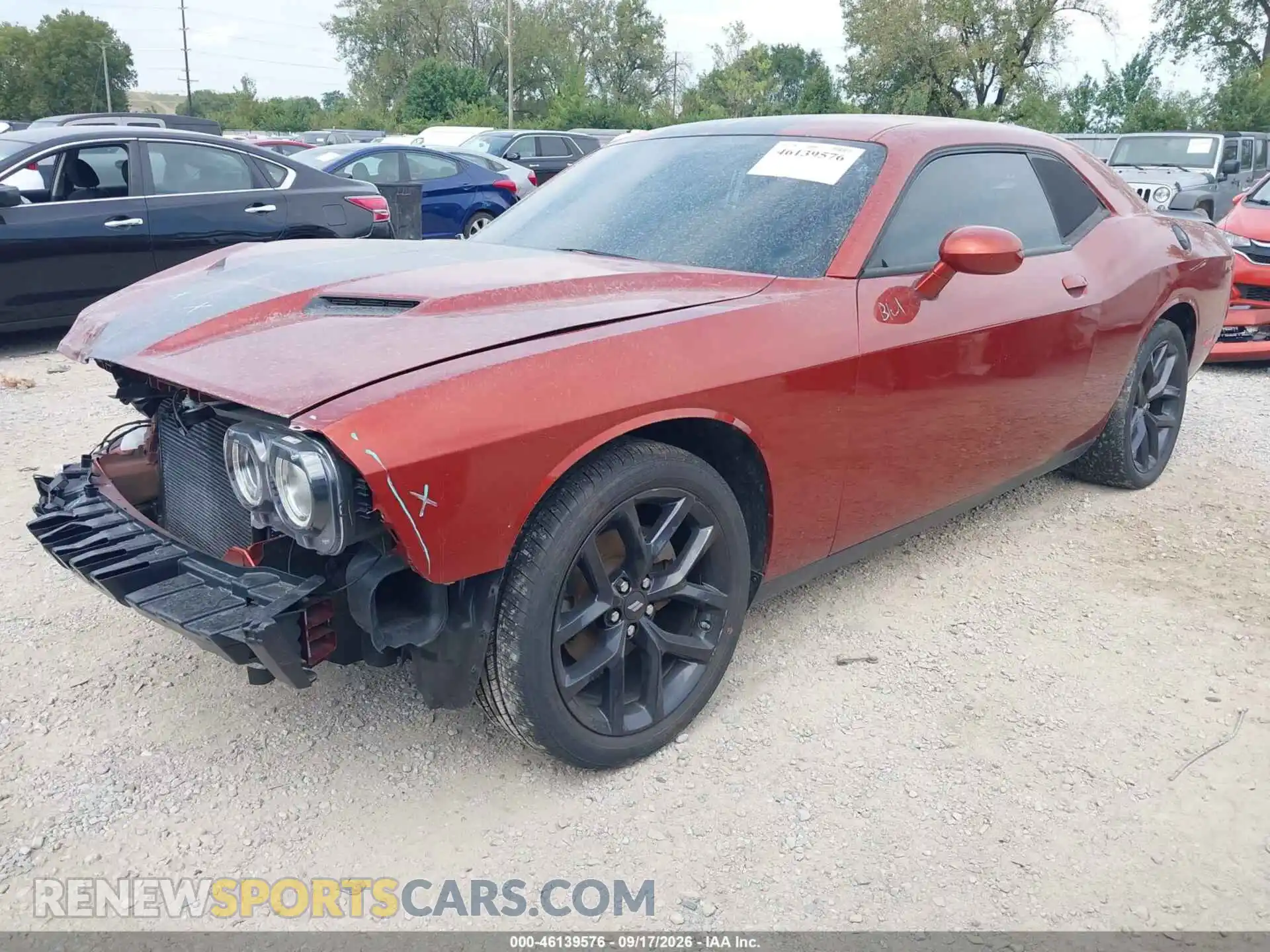 2 fotografías del automóvil dañado 2C3CDZAGXNH200215 DODGE CHALLENGER 2022