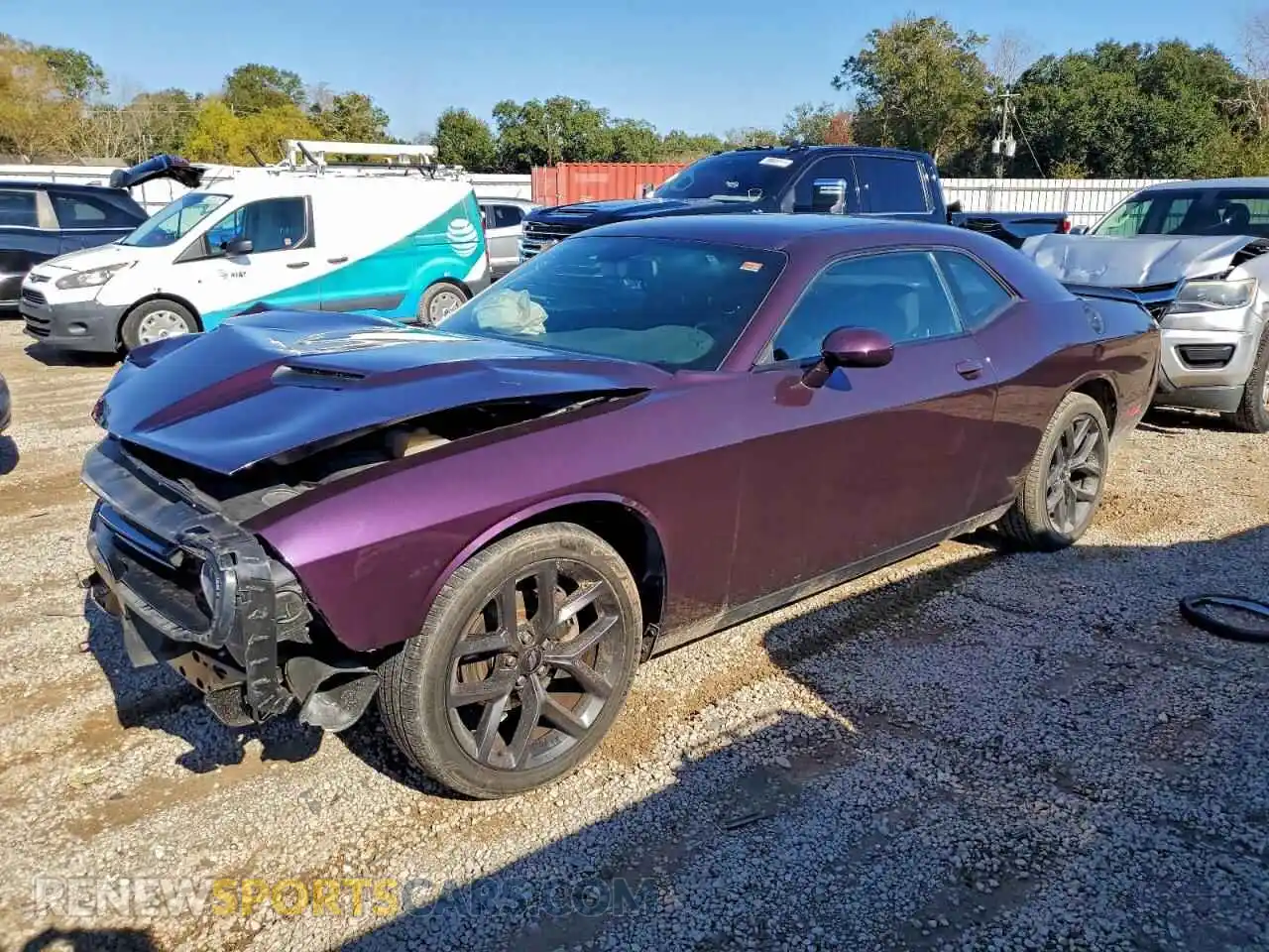 1 Photograph of a damaged car 2C3CDZAGXNH234333 DODGE CHALLENGER 2022