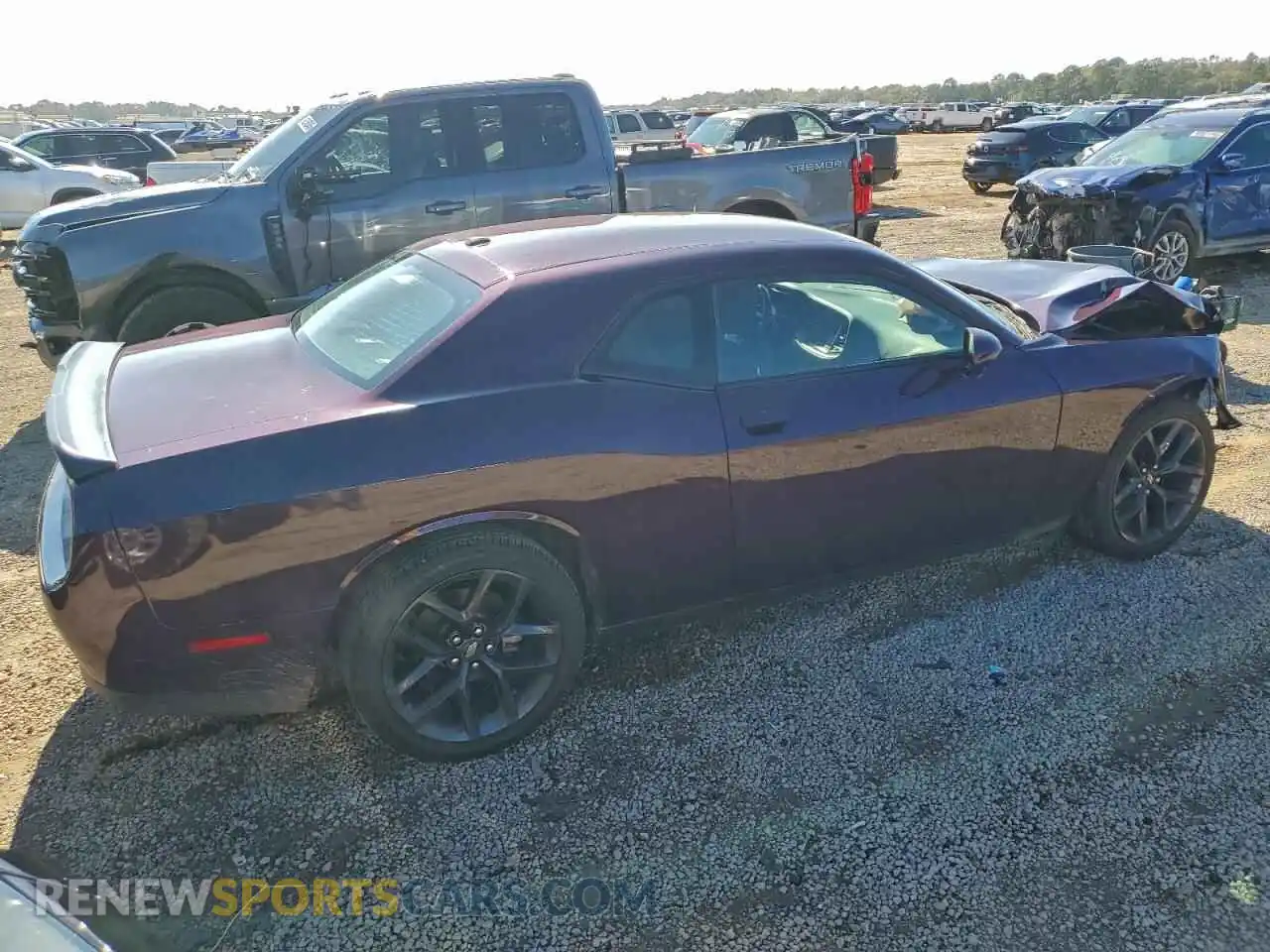 3 Photograph of a damaged car 2C3CDZAGXNH234333 DODGE CHALLENGER 2022