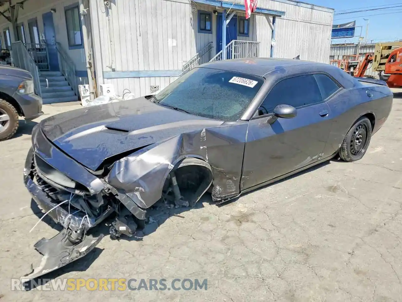 1 Photograph of a damaged car 2C3CDZAGXNH242576 DODGE CHALLENGER 2022