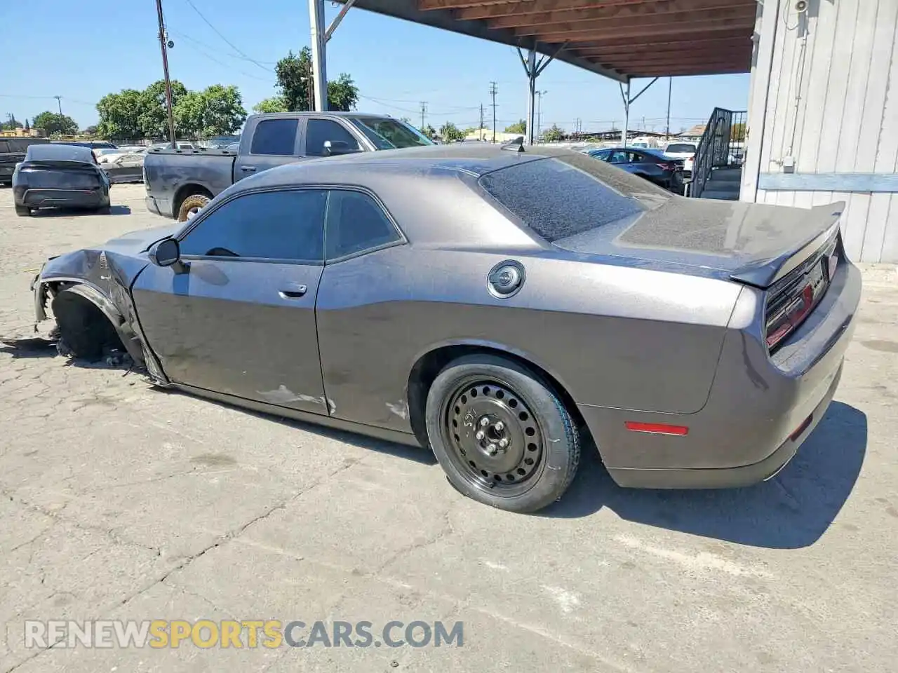 2 Photograph of a damaged car 2C3CDZAGXNH242576 DODGE CHALLENGER 2022