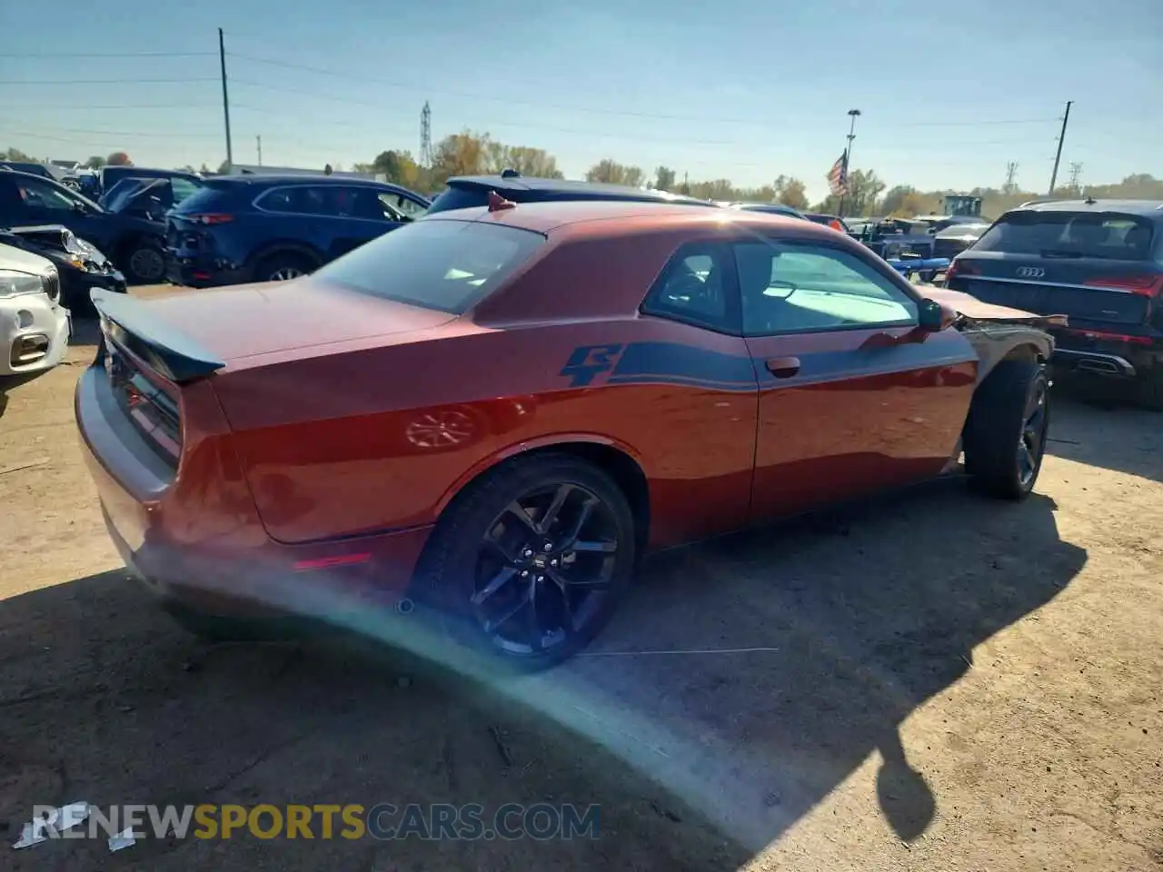 3 Photograph of a damaged car 2C3CDZBT0NH229153 DODGE CHALLENGER 2022