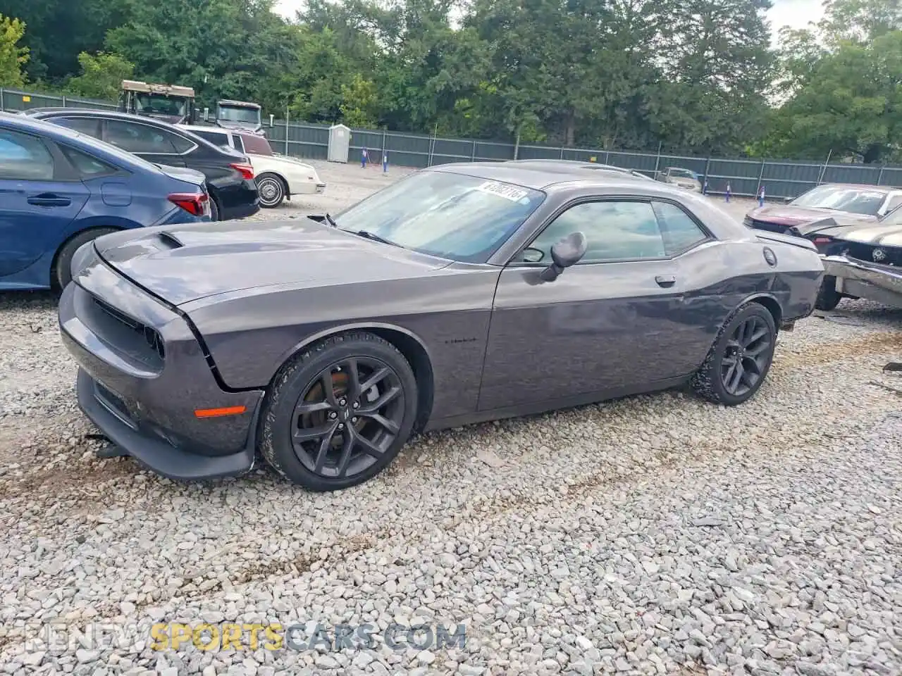1 Photograph of a damaged car 2C3CDZBT1NH192033 DODGE CHALLENGER 2022