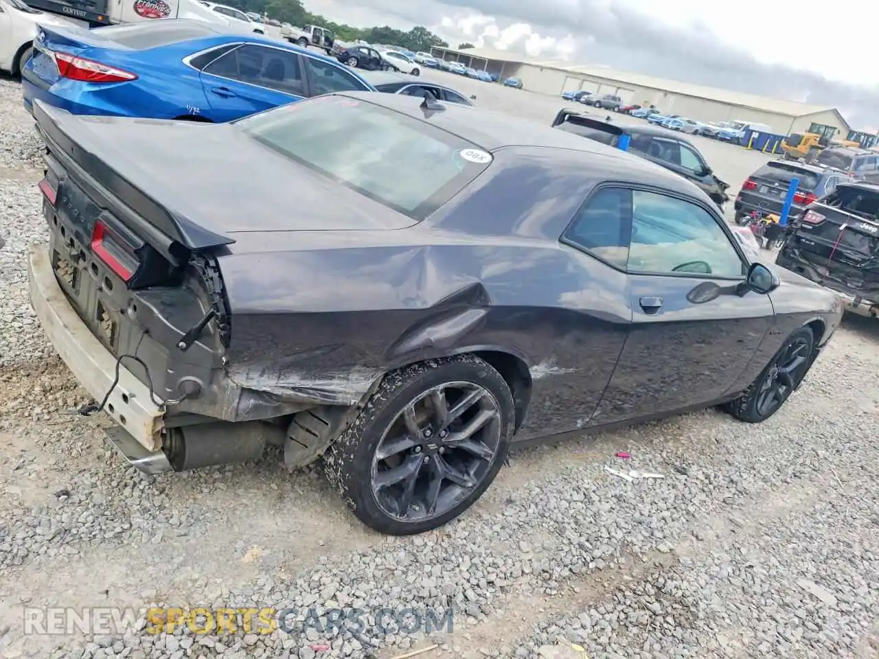 3 Photograph of a damaged car 2C3CDZBT1NH192033 DODGE CHALLENGER 2022