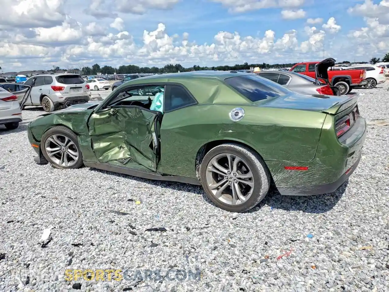 2 Photograph of a damaged car 2C3CDZBT1NH263277 DODGE CHALLENGER 2022