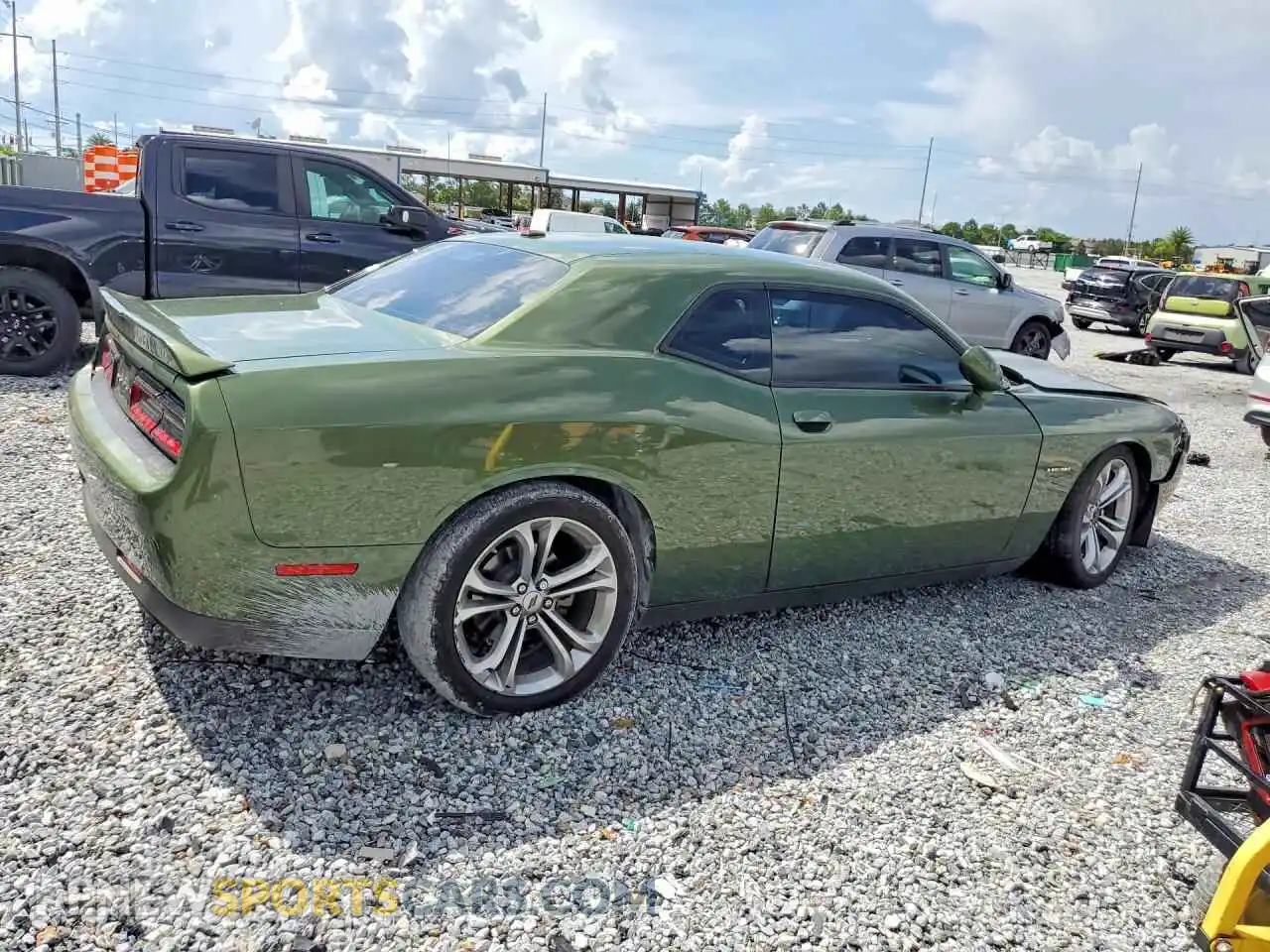 3 Photograph of a damaged car 2C3CDZBT1NH263277 DODGE CHALLENGER 2022