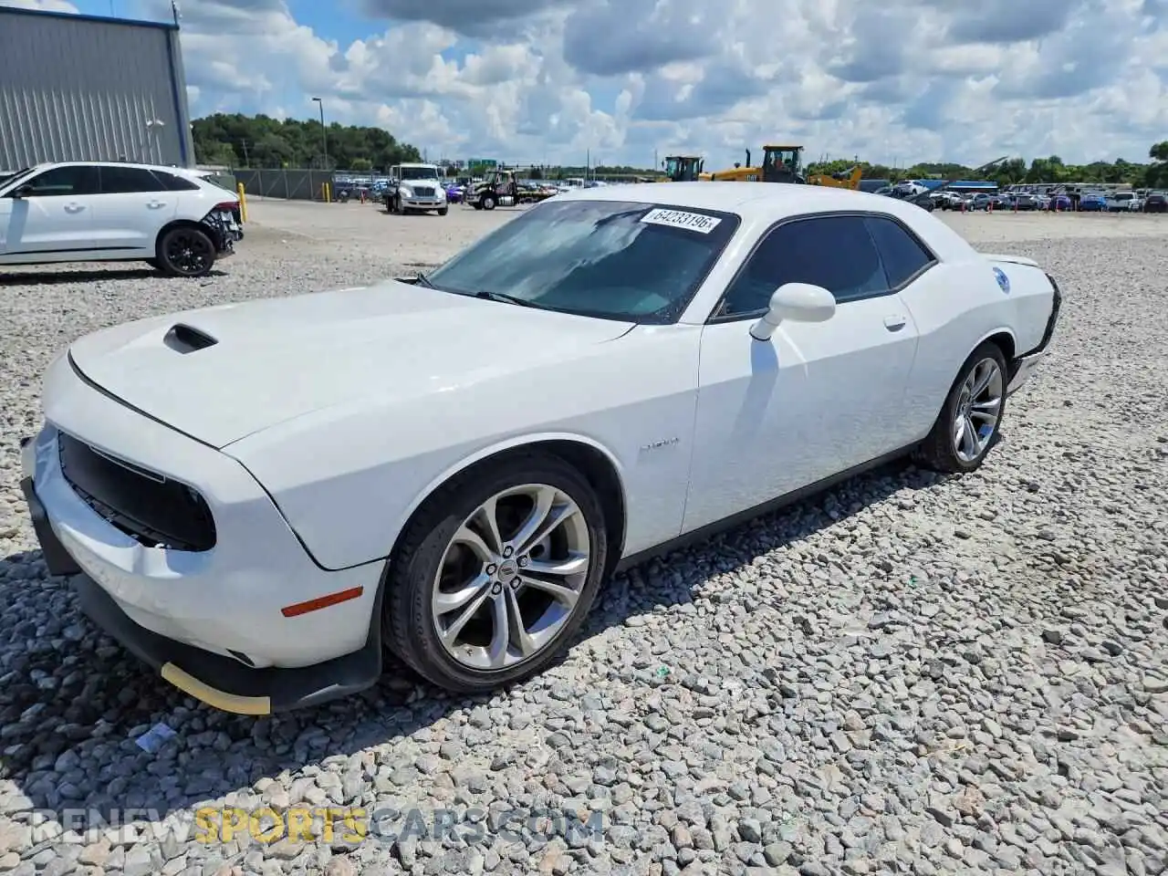 1 Photograph of a damaged car 2C3CDZBT2NH168128 DODGE CHALLENGER 2022