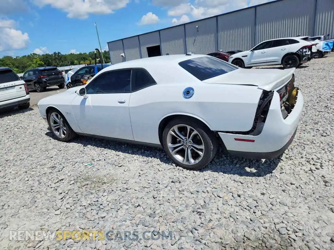 2 Photograph of a damaged car 2C3CDZBT2NH168128 DODGE CHALLENGER 2022