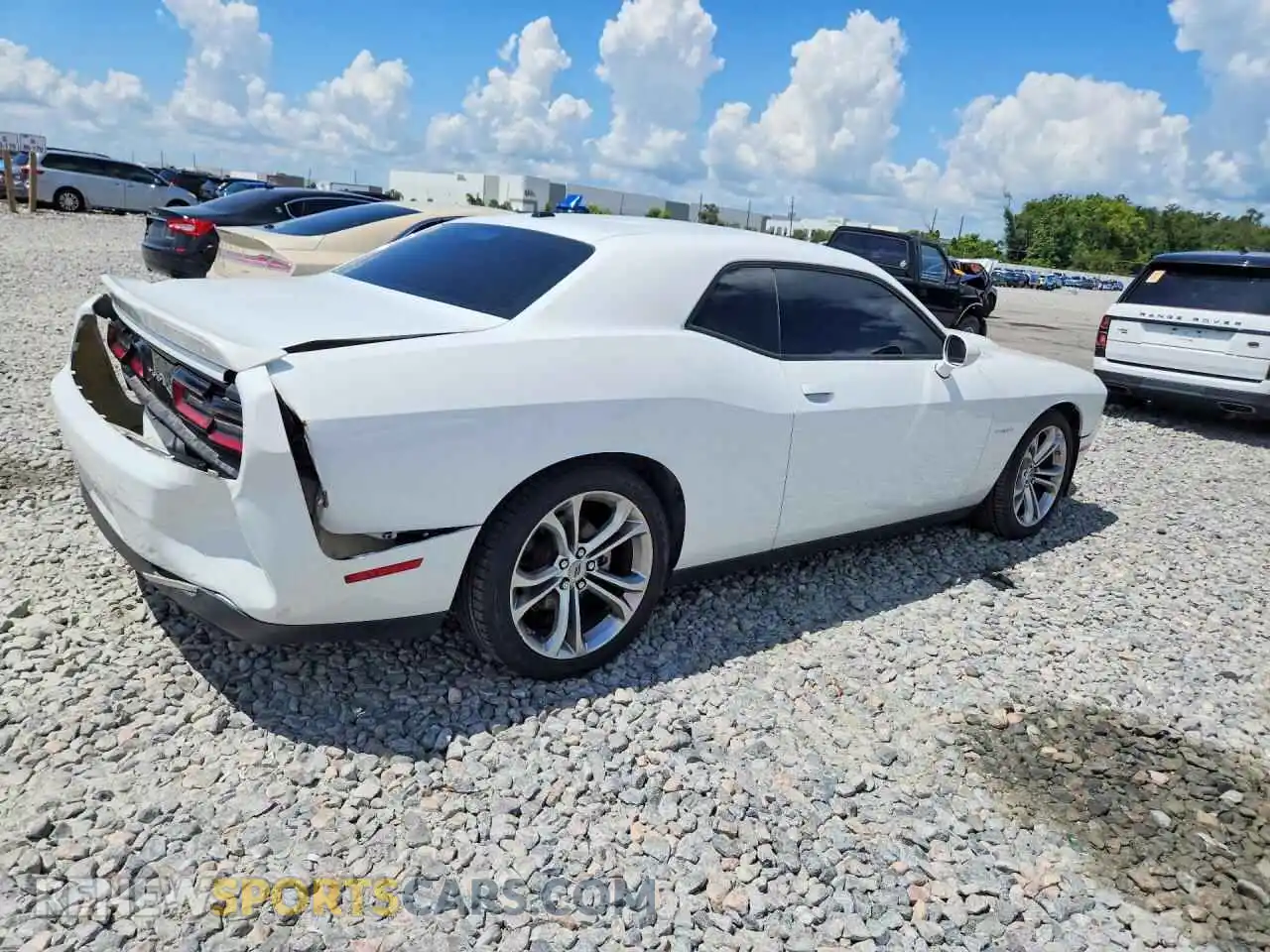 3 Photograph of a damaged car 2C3CDZBT2NH168128 DODGE CHALLENGER 2022